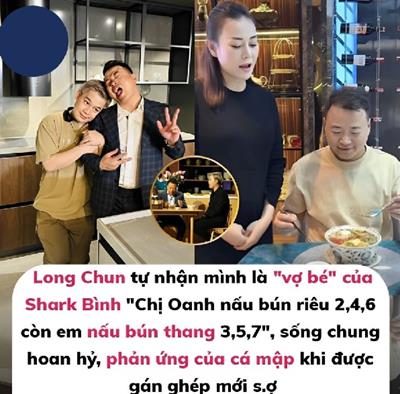 Phản ứng của S.hark Bình khi được Long Chun nhận làm "vợ bé"