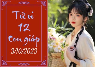 Tử vi vui 12 con giáp hôm nay ngày 3/10/2023: Mão may mắn, Dần lo nghĩ