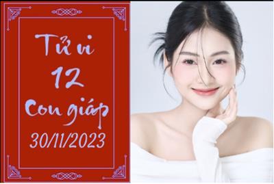 Tử vi vui 12 con giáp hôm nay ngày 30/11/2023: Mão chấp niệm, Hợi cố gắng