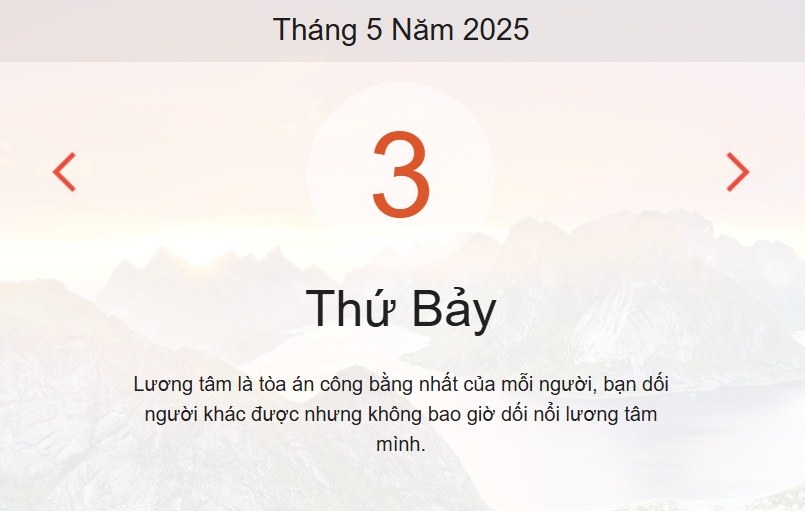 Lịch âm 3/5 - Âm lịch hôm nay 3/5 - lịch vạn niên ngày 3/5/2025