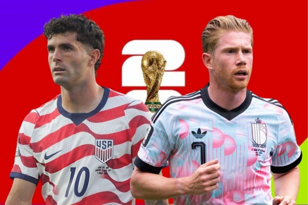Xem trực tiếp Mỹ vs Bỉ ở đâu? Kênh phát sóng trận cầu tâm điểm vòng 1/8 World Cup 2026