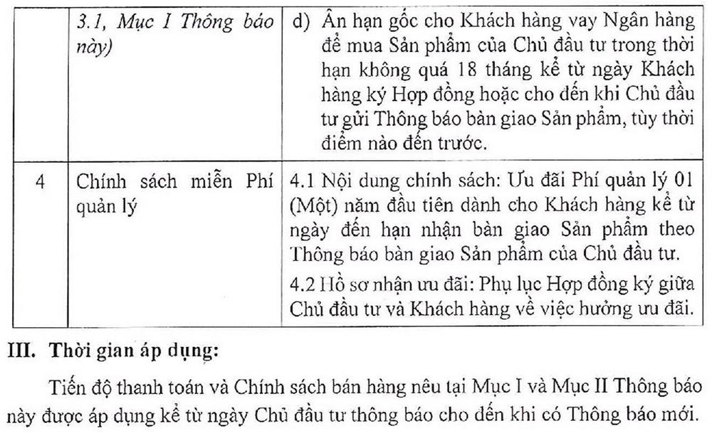 Phương thức thanh toán và chính sách ưu đãi dự án căn hộ  Fiato Premier Thủ Đức Đường Tô Ngọc Vân chủ đầu tư Hưng Phú Investment