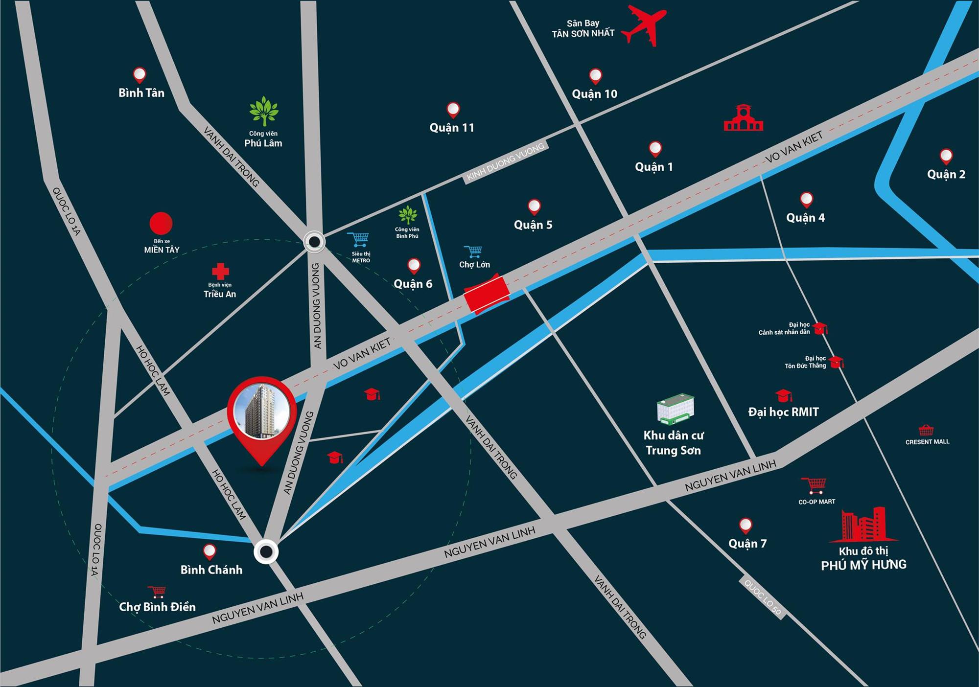 Dự Án Căn Hộ West Intela Quận 8