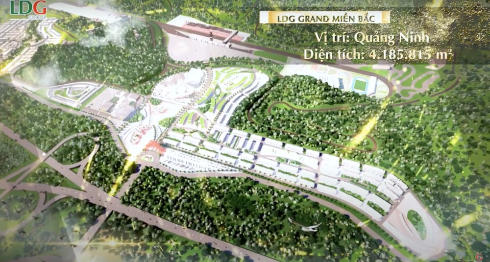 Phối cảnh mặt bằng chi tiết dự án LDG Grand Quảng Ninh