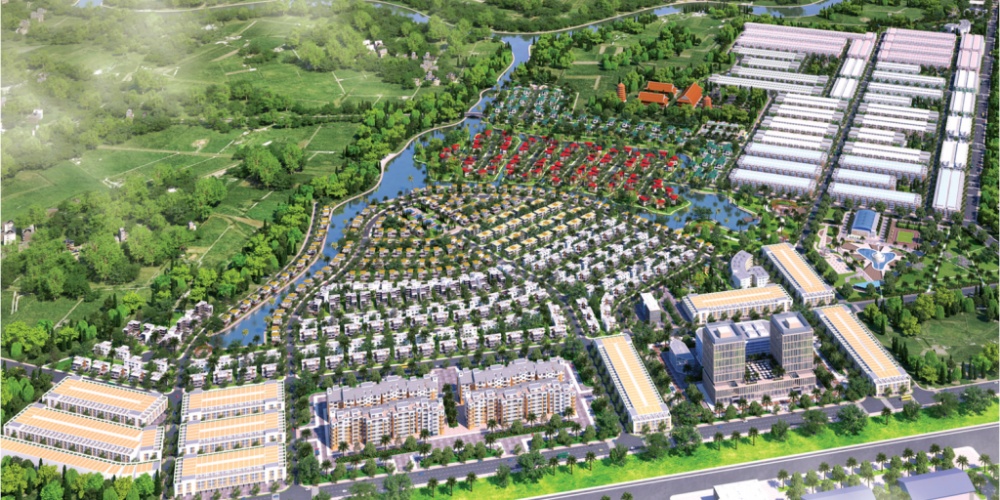 Phối cảnh khu đô thị The Viva City tại Giang Điền, tỉnh Đồng Nai