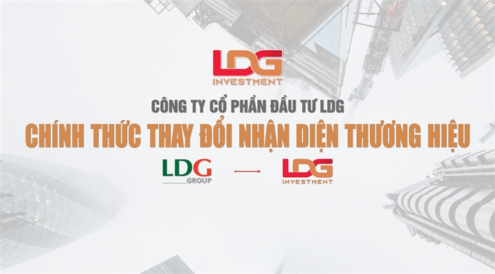 LDG Investment chính thức thay đổi nhận diện thương hiệu.